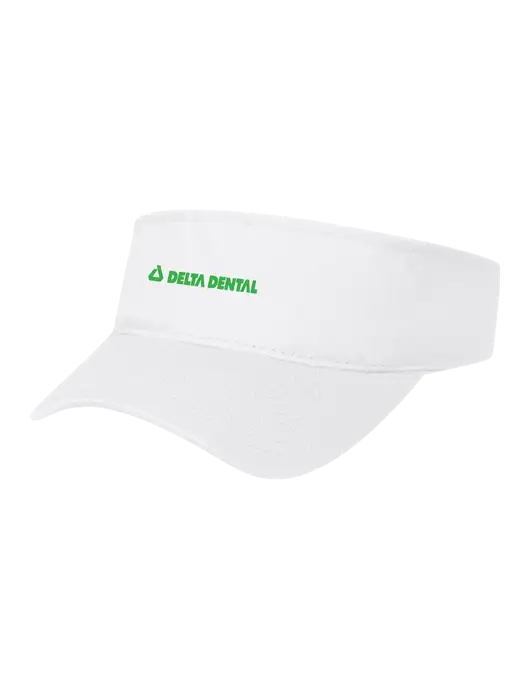 White Cap Visor w/Delta Dental