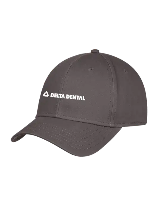 Charcoal Structured Cap Hook & Loop w/Delta Dental