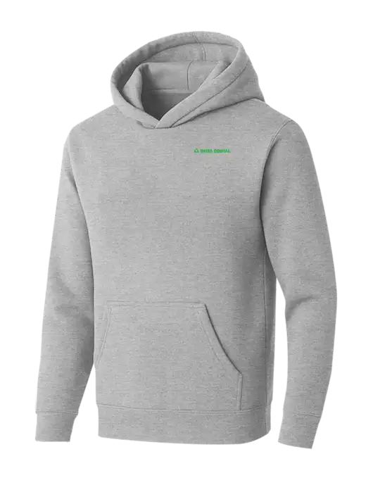 BELLA+CANVAS Light Grey Heather Sponge Fleece Pullover Hoodie w/Delta Dental