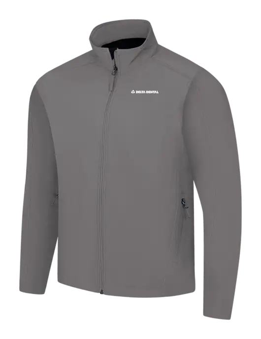 Medium Grey Core Soft Shell Jacket w/Delta Dental