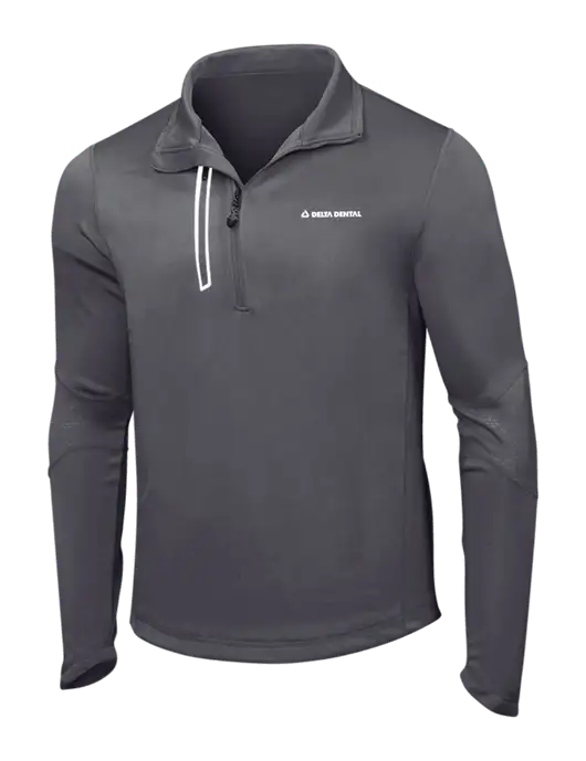 OGIO Gear Grey Endurance Fulcrum 1/4 Zip w/Delta Dental