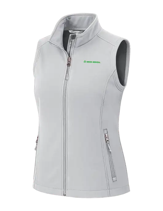 Marshmellow Womens Core Soft Shell Vest w/Delta Dental
