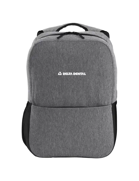 Access Square Laptop Graphite Heather/Black Backpack w/Delta Dental