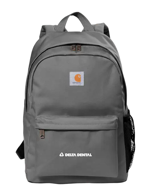 Carhartt Grey Canvas Backpack w/Delta Dental