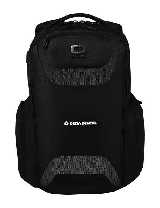 OGIO Black Charcoal Connected Pack w/Delta Dental