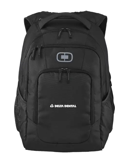 OGIO Black Logan Laptop Backpack
 w/Delta Dental