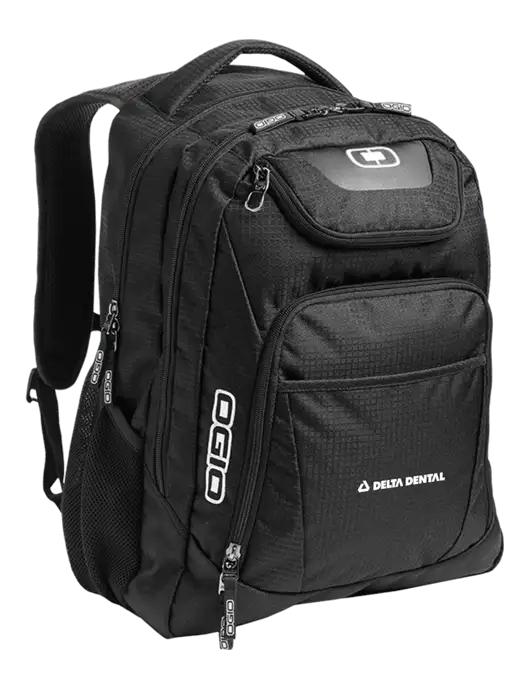 OGIO Black/Silver Excelsior Laptop Backpack w/Delta Dental